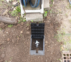 【水道】 散水栓取替工事